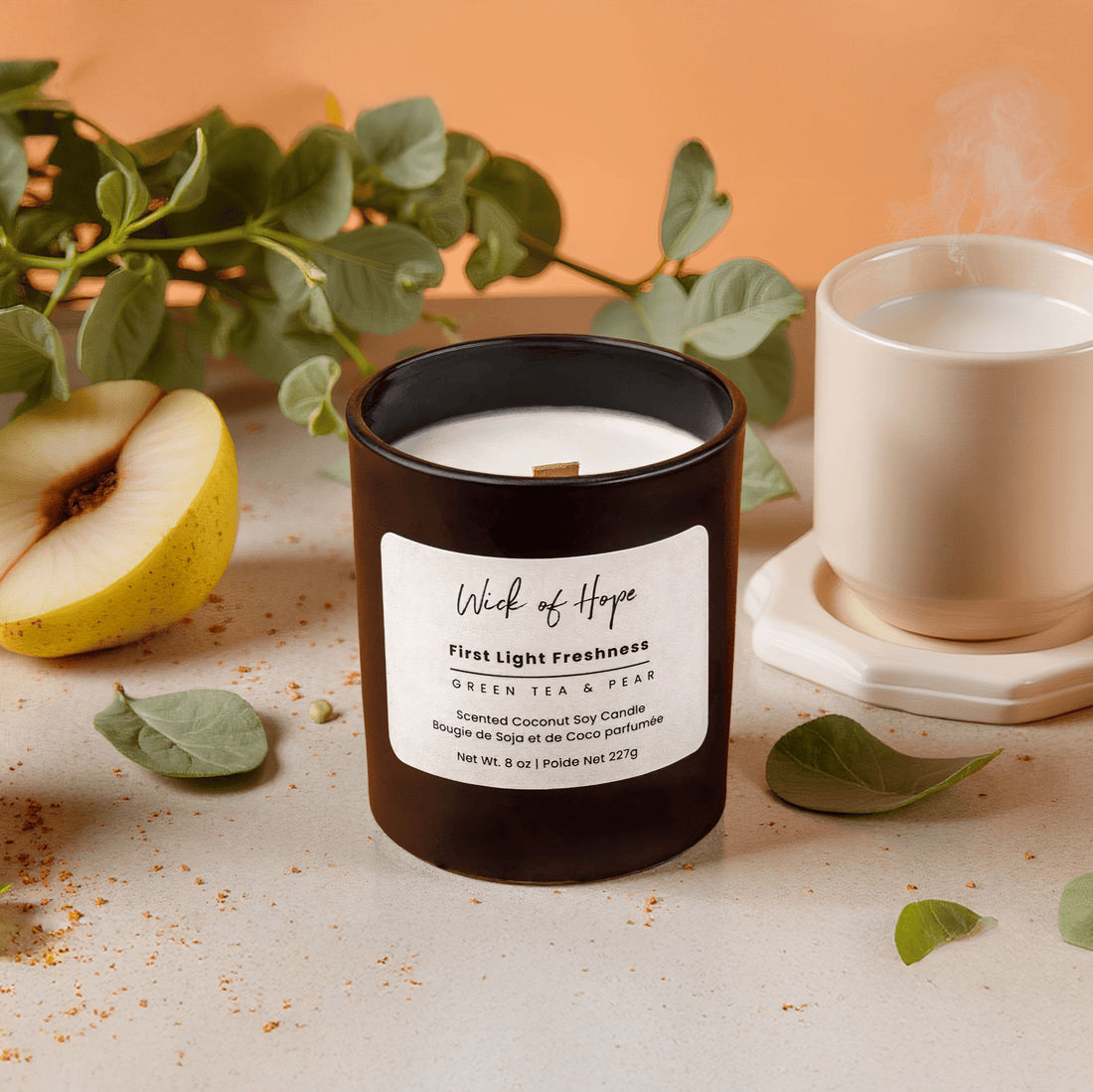 First Light Freshness – Clean Morning Candle | Wick of Hope