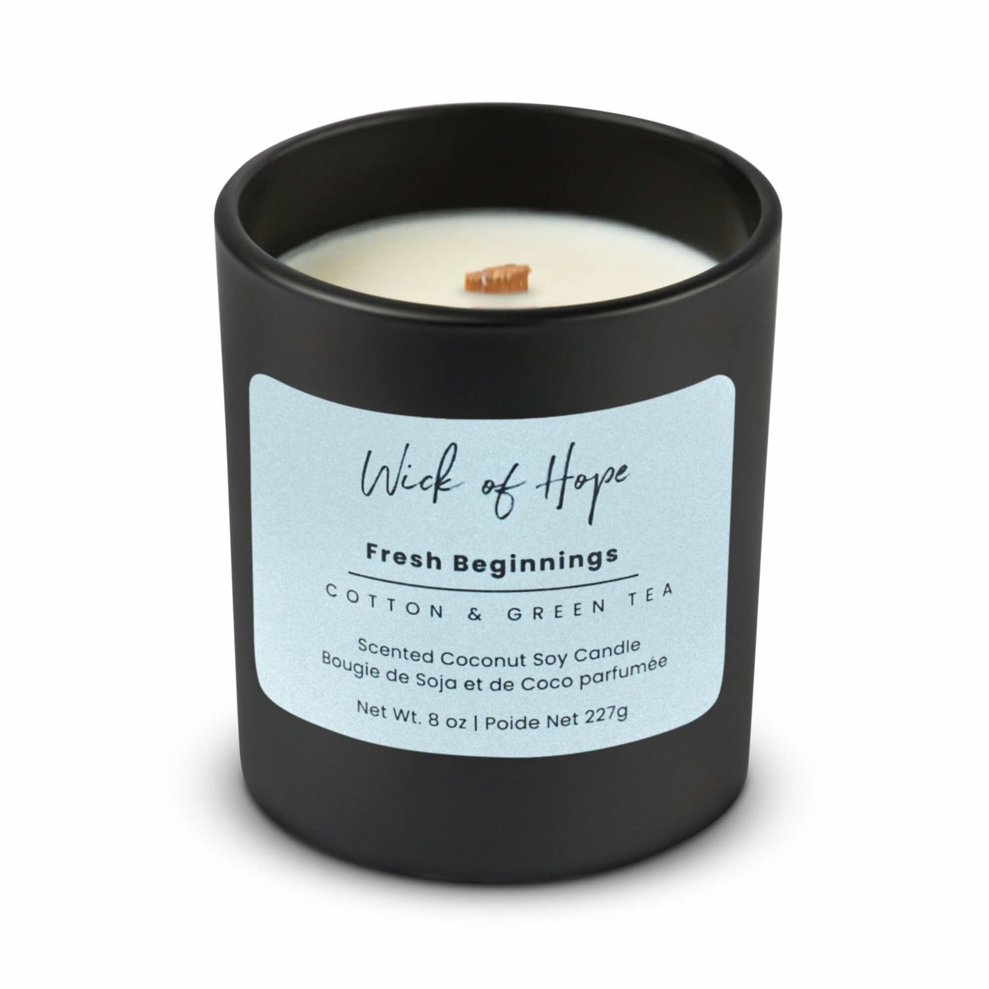 Fresh Beginnings – Non-Toxic Uplifting Candle | Wick of Hope