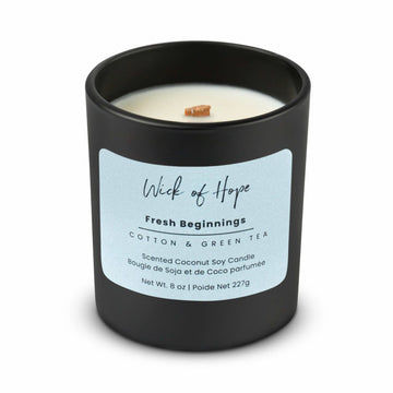 Fresh Beginnings – Non-Toxic Uplifting Candle | Wick of Hope