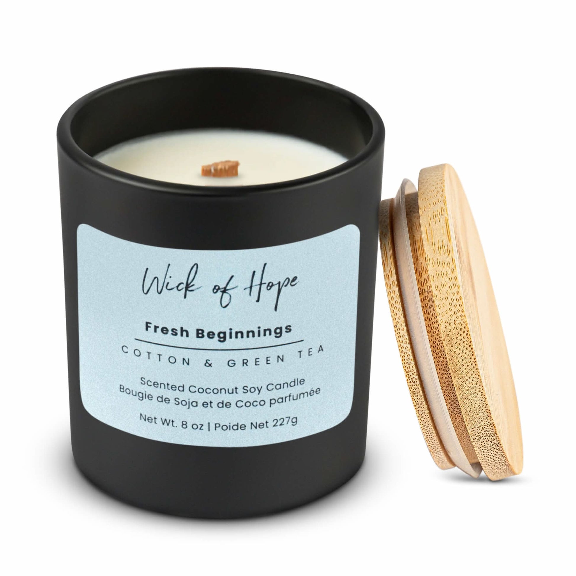 Fresh Beginnings – Non-Toxic Uplifting Candle | Wick of Hope