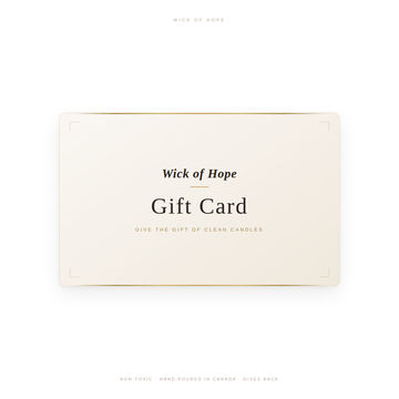 Wick of Hope Digital Gift Card – The Perfect Instant Gift