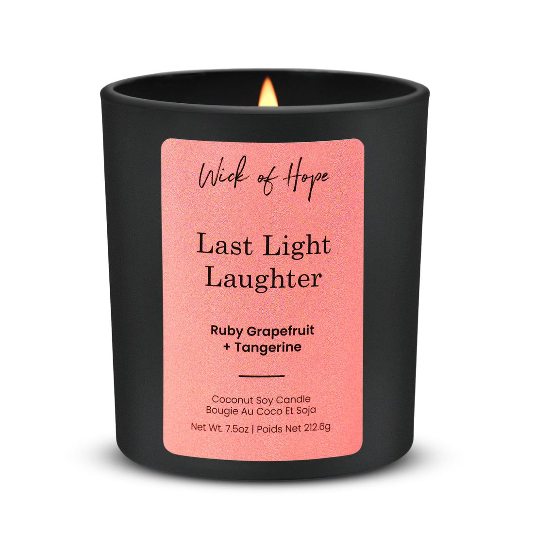 Last Light Laughter Candle | Ruby Grapefruit + Tangerine - Wick of Hope