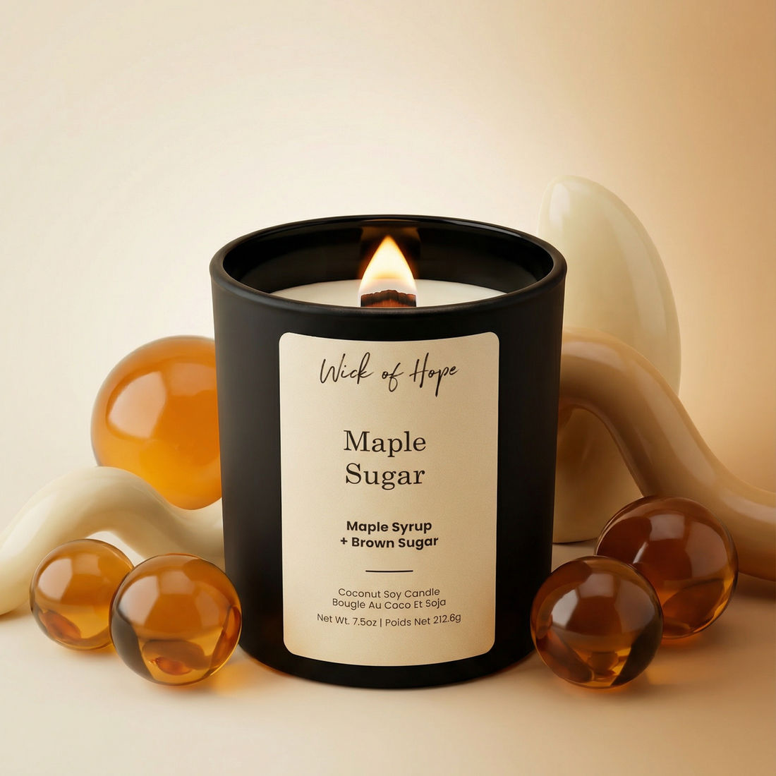 Maple Sugar Candle | Maple Syrup + Brown Sugar