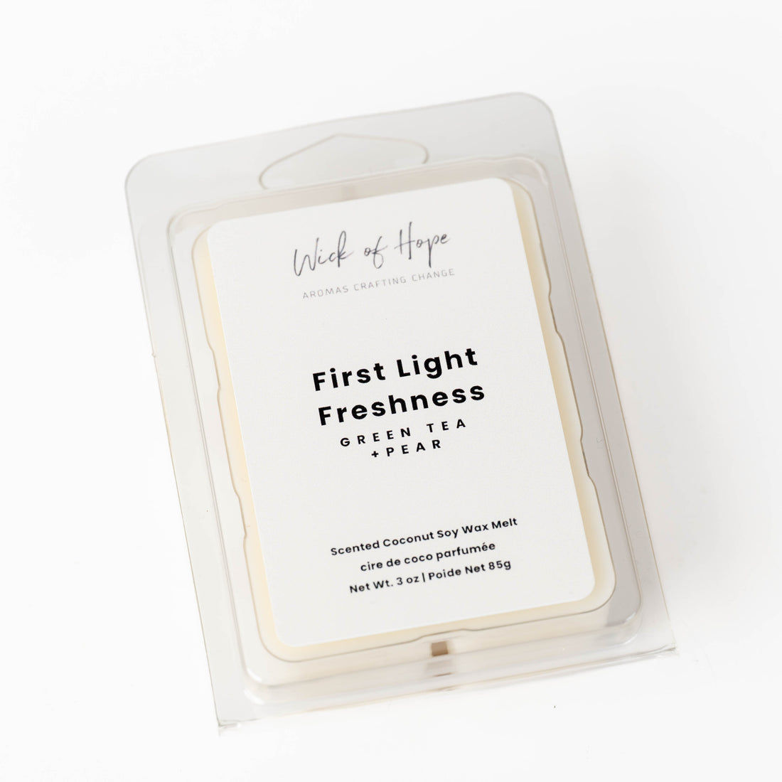 First Light Freshness Wax Melt | Green Tea + Pear