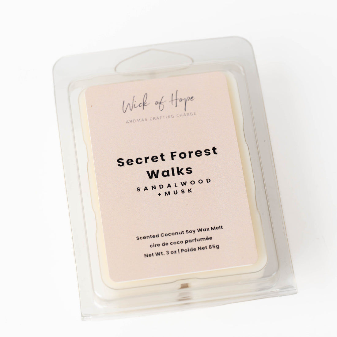 Secret Forest Walks Wax Melt | Sandalwood +  Musk