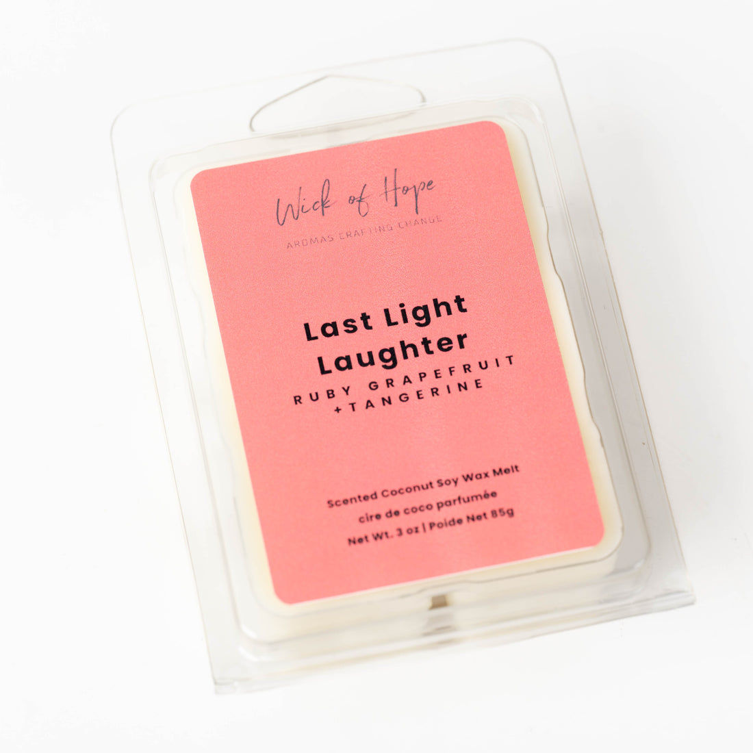 Last Light Laughter Wax Melt | Ruby Grapefruit + Tangerine