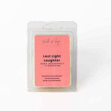 Last Light Laughter Wax Melt | Ruby Grapefruit + Tangerine