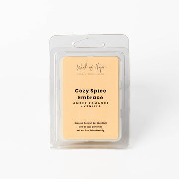 Cozy Spice Embrace Wax Melt | Amber Romance + Vanilla