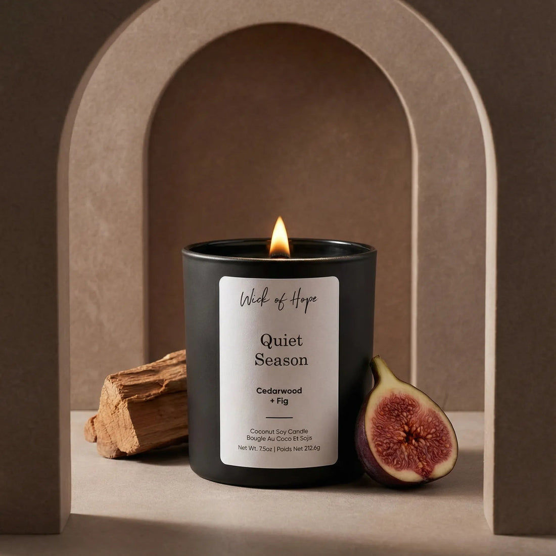 Quiet Season Candle | Cedarwood + Fig