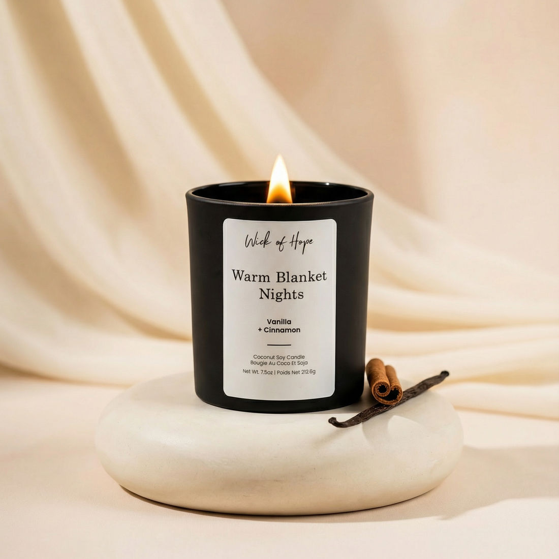 Warm Blanket Nights Candle | Cinnamon + Vanilla