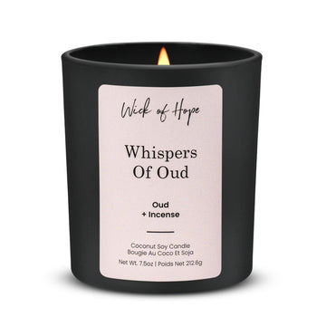 Whispers of Oud Candle | Oud + Incense