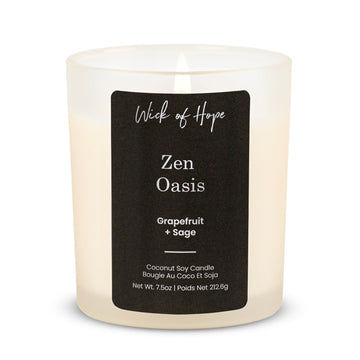 Zen Oasis Candle  | Grapefruit + Sage