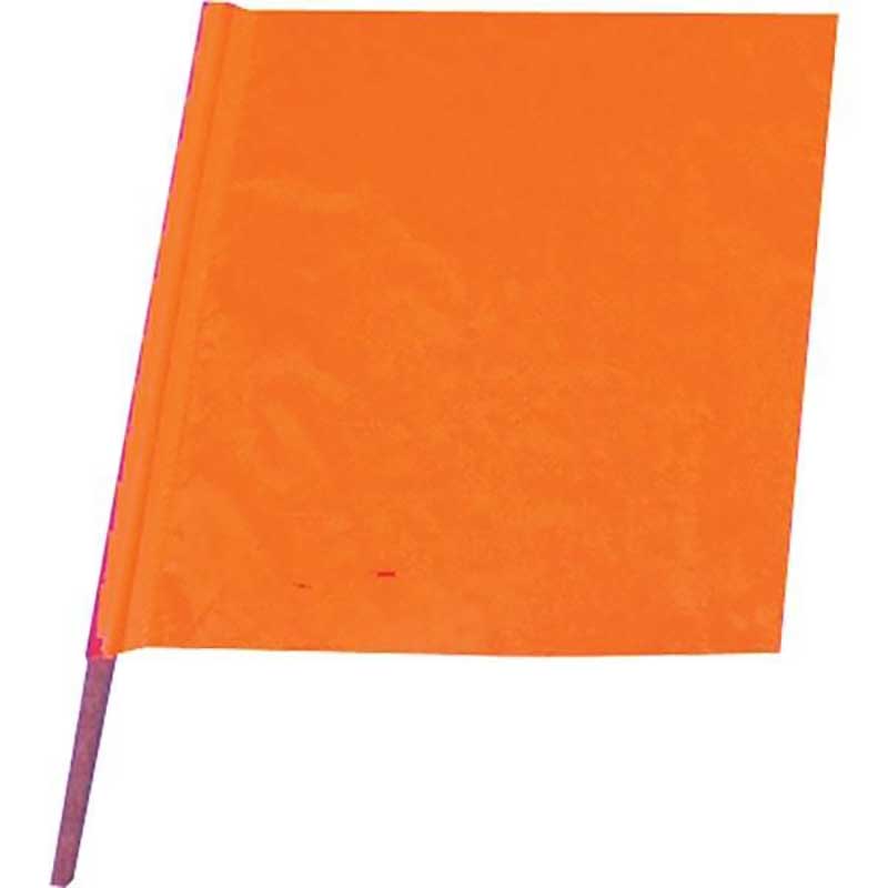 Cortina - All-Weather Traffic Flag 18 X 18 W/ 30 Dowel - Becker Safety and Supply