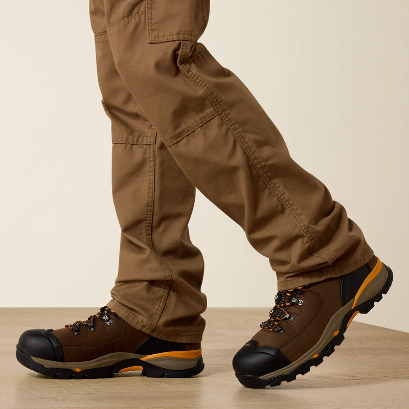 ARIAT - FR M5 Straight Stretch DuraLight Canvas Stackable Straight Leg Pant - Field Khaki - Becker Safety and Supply
