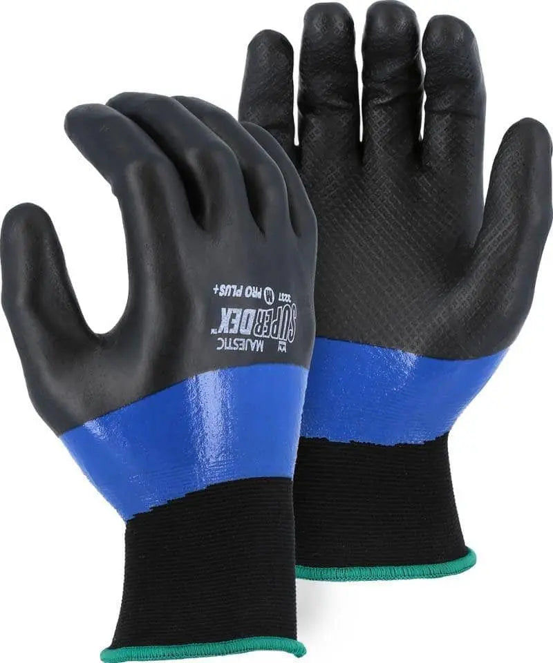 MAJESTIC - VEND PACK - Nitrile Two Color Double Dip Diamond Grip Palm
