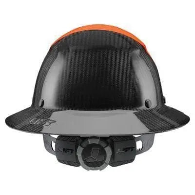 LIFT - DAX FIFTY 50 CARBON FIBER FULL BRIM HARDHAT - Orange/Black - Becker Safety and Supply