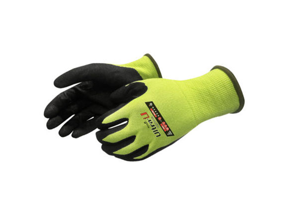 Liberty - Ultra-U A6 Cut Glove- Hi-Vis Green - 18Ga - Becker Safety and Supply