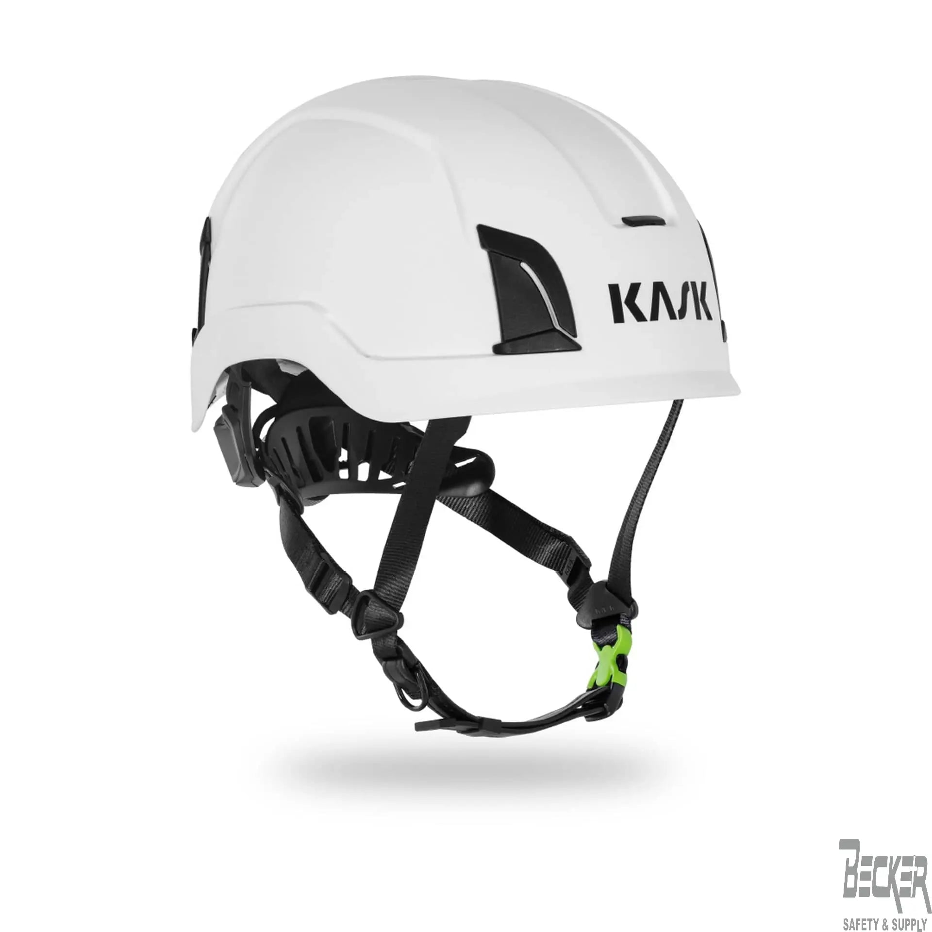 KASK - Zenith X FR ANSI Z89.1 Type 1 Class E
EN 12492, Protection against side, front and rear impacts, Shock energy absorption capacity, White - Becker Safety and Supply