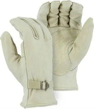 MAJESTIC - Heavy Duty Cowhide Drivers Glove with Metal Buckle - Becker Safety and Supply