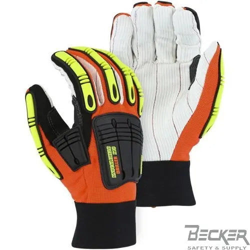 MAJESTIC - Knucklehead - Cotton Palm - Impact  Becker Safety and Supply