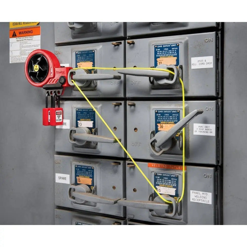 MASTER LOCK Retractable Cable Lockout - Becker Safety and Supply