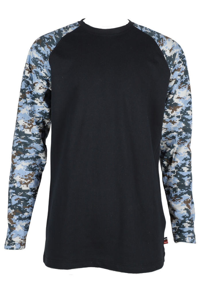 Forge -FR Men'S Camo Crew Neck Longsleeve T-Shirt - Becker Safety and Supply