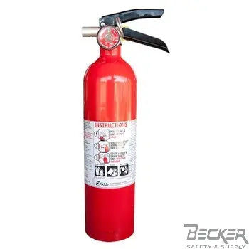 KIDDE - 2.5 lb ABC Pro Line Extinguisher w/ Metal Vehicle Bracket Becker Safety and Supply
