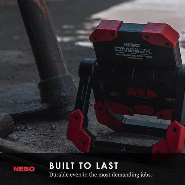 NEBO OMNI 2K - Omni-Directional Work Light - Rechargeable - 2000 lumens - Becker Safety and Supply
