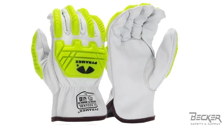 Pyramex - Premium Goatskin Leather Driver Impact Level 2  Becker Safety and Supply