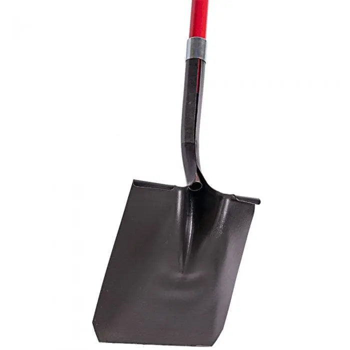 RAZOR BACK - Square Point Transfer Shovel, 48 in Fiberglass Straight Cushion End Grip Handle  Becker Safety and Supply