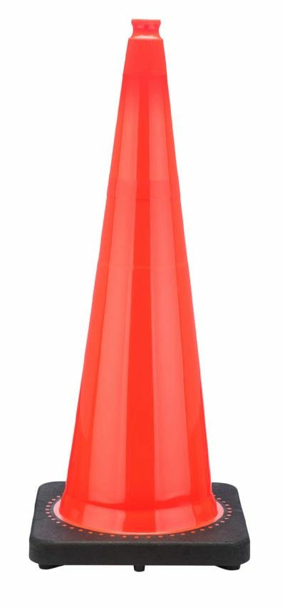 Choice - 36 Orange Traffic Cone No Reflective Tape - Becker Safety and Supply
