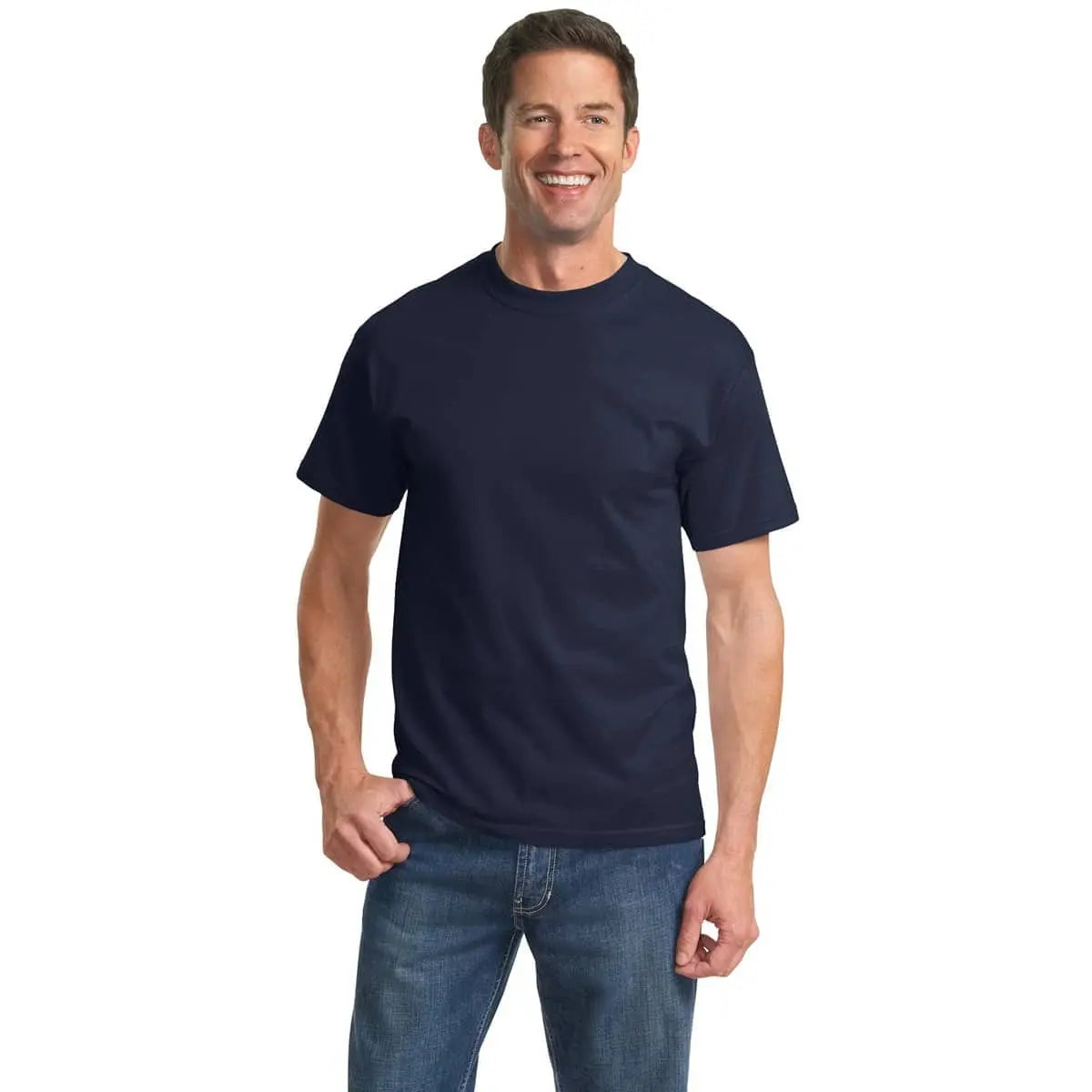 SANMAR - Port & Company® Essential (TALL) Tee - DEEP NAVY - Becker Safety and Supply