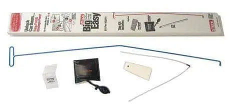 STECK - BIG EASY 32911 BigEasy PUBLIC SAFETY LOCKOUT KIT 

INCLUDES - 
BigEasy Unlocking Tool: The slim profile of the steel 
Non-Marring Door Wedge
EasyWedge Inflatable
SureGrip Lock Knob Lifter
Paint Protector - Becker Safety and Supply