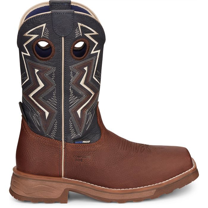 TONY LAMA - FORCE 11" WIDE SQUARE COMPOSITE TOE WATERPROOF WORK BOOT - Becker Safety and Supply