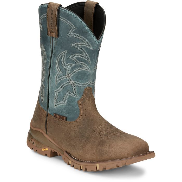 TONY LAMA - ROUSTABOUT 11" STEEL TOE WATERPROOF WORK BOOT - Becker Safety and Supply