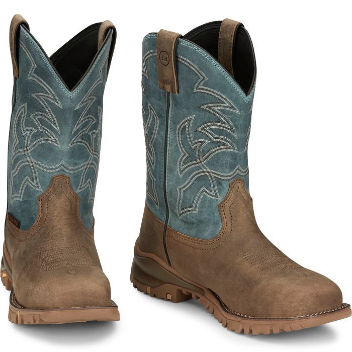 TONY LAMA - ROUSTABOUT 11" STEEL TOE WATERPROOF WORK BOOT - Becker Safety and Supply