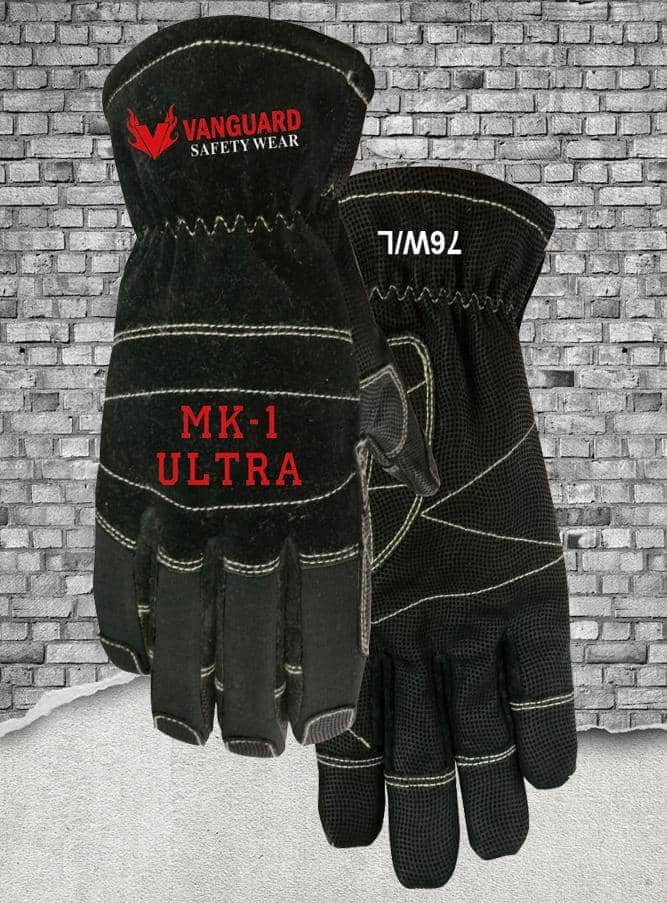 VANGUARD - MK1 ULTRA- Kangaroo Skin Gauntlet Style Structural Firefighting Glove - Becker Safety and Supply