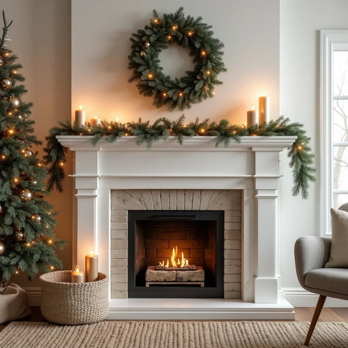 Holiday Mantel Decor - Layer Your Holiday Mantel Decor for Effortless Warmth
