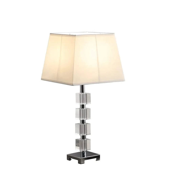25' Wendi Glam Crystal Cube Ice Table Lamp Default -DTYStore