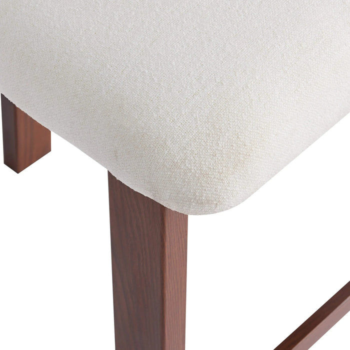 26.5'' Stylish Round Stools with Low Back - Comfortable Upholstered Seat & Black Metal Frame for Kitchen & Dining Default -DTYStore