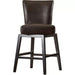 28-inch PU Leather Swivel Counter Stool Default -DTYStore