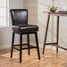 28-inch PU Leather Swivel Counter Stool Default -DTYStore
