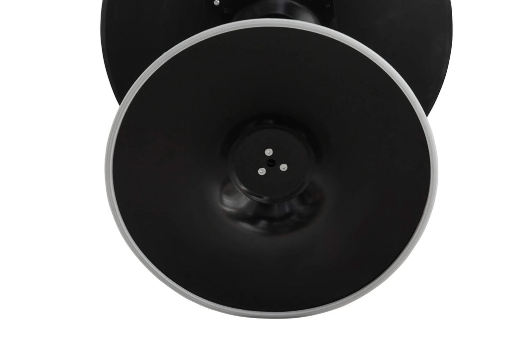 31.5 'round dining table for 2-4 people with walnut top, mid-century walnut tulip kitchen table, pedestal table for small home office living room Default -DTYStore