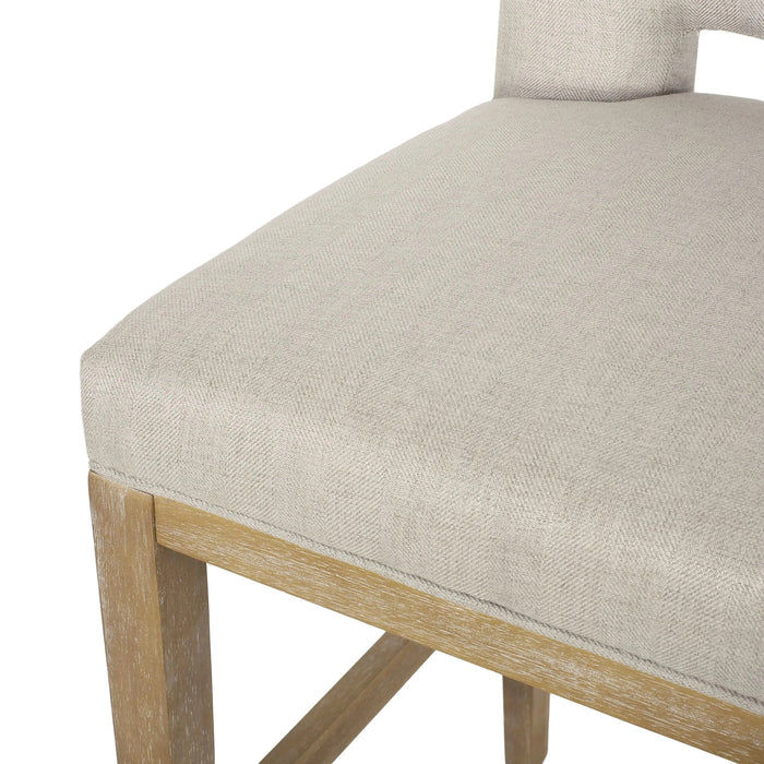 31 Inch Counter Stools, Set of 2, Fabric Default -DTYStore