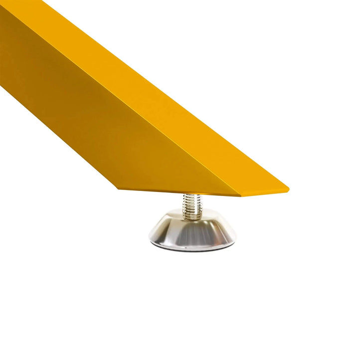 39.37' Rectangular Clear Tempered Glass Coffee Table,Stylish Design with Gold Metal Legs, Coffee Table for Living Room Default -DTYStore