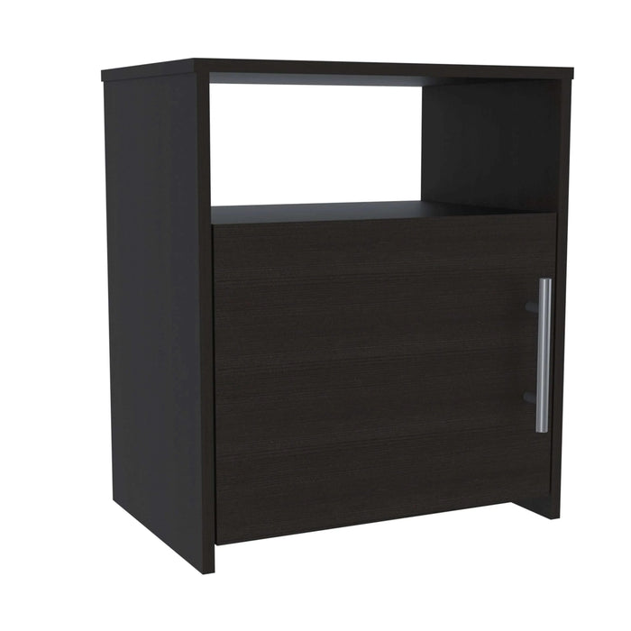 3 Piece Bedroom Set, Kairo Dresser + Omaha Nightstand + Omaha Nightstand, Black Default -DTYStore