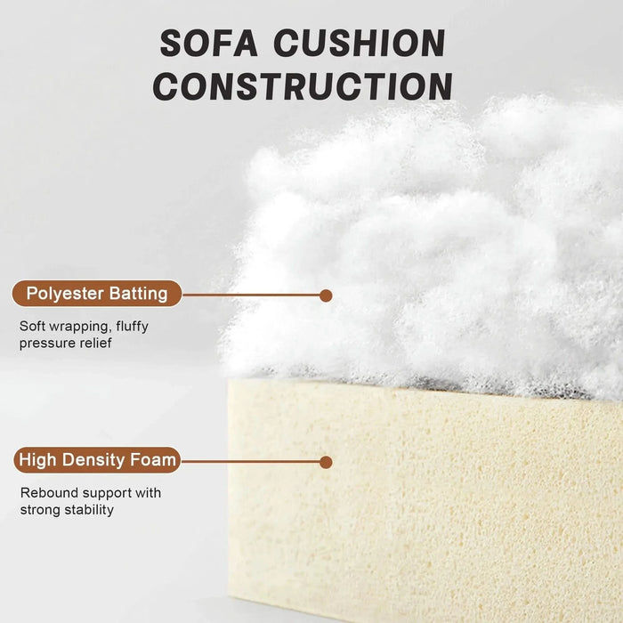 3 Seater Sofa With 3 Ottomans, Wide and Deep Seat 3-Seat Home Theater Sleeper Sofa for Living Room,Modular Sectional Sofa with Storage Pull out Drawer Under Each SeatChenille Orange -DTYStore