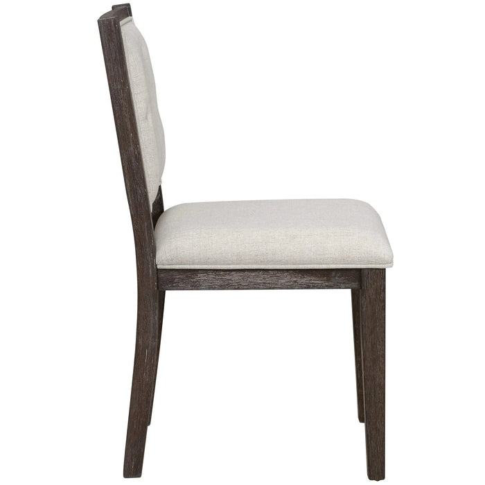 5-Piece Retro Functional Dining Table Set Extendable Round Table and 4 Upholstered Chairs for Dining Room and Living Room (Espresso) Default -DTYStore