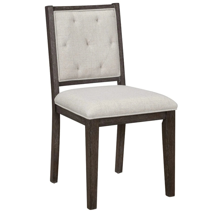 5-Piece Retro Functional Dining Table Set Extendable Round Table and 4 Upholstered Chairs for Dining Room and Living Room (Espresso) Default -DTYStore