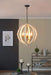 6 - Light Wood Chandelier, Hanging Light Fixture with Adjustable Chain for Kitchen Dining Room Foyer Entryway, Bulb Not Included Default -DTYStore